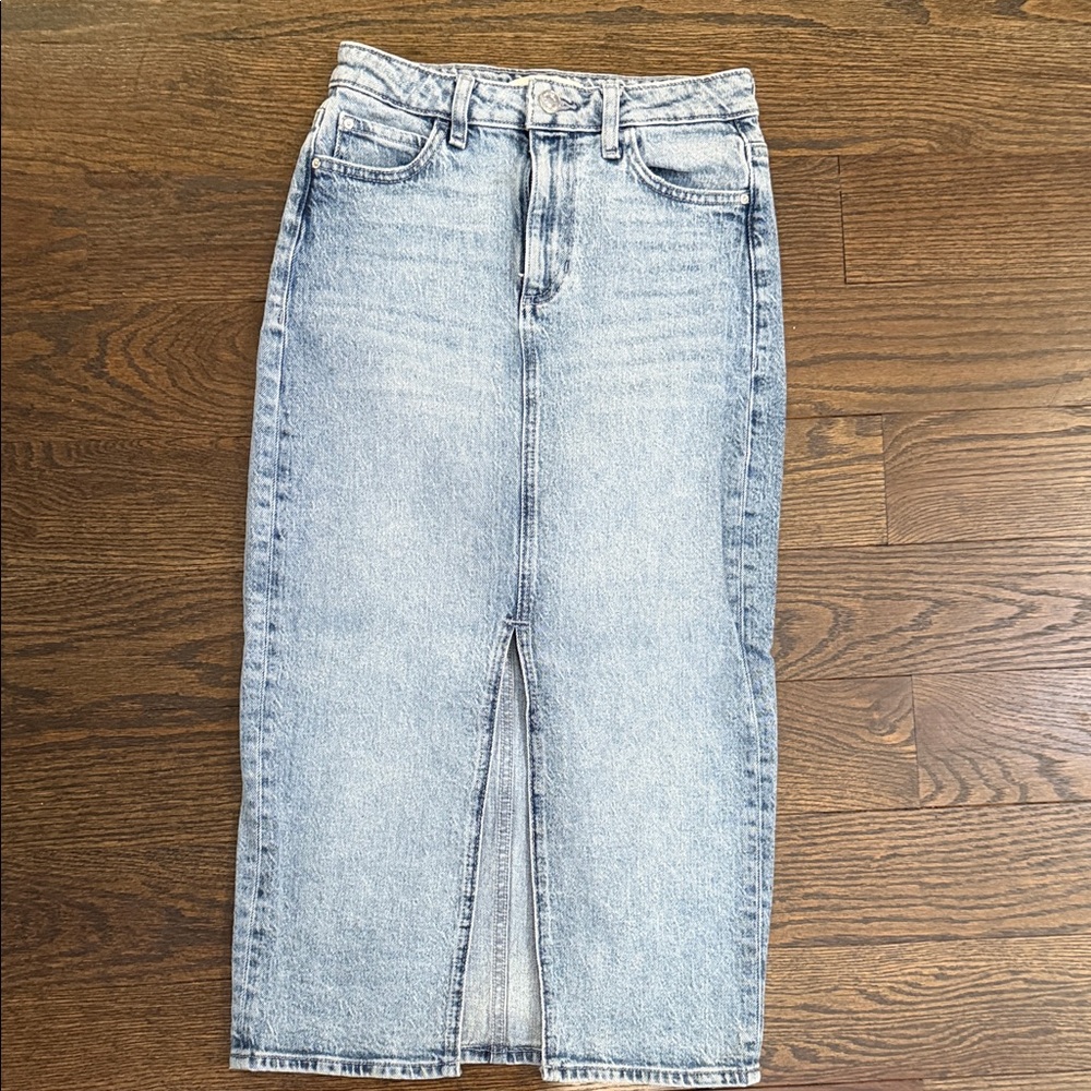 Guess Light Blue Denim Skirt